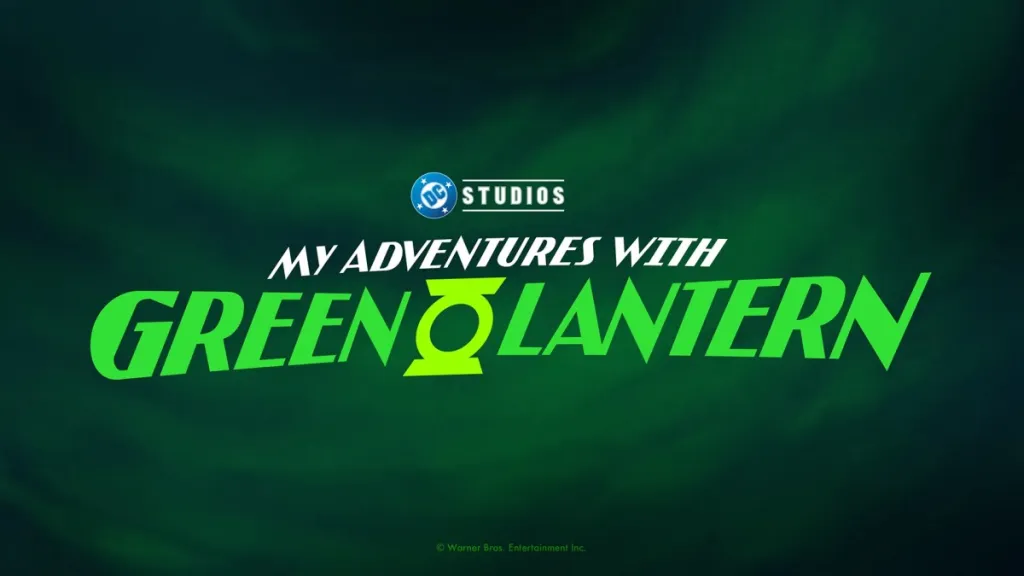 The logo of My Adventures with Green Lantern