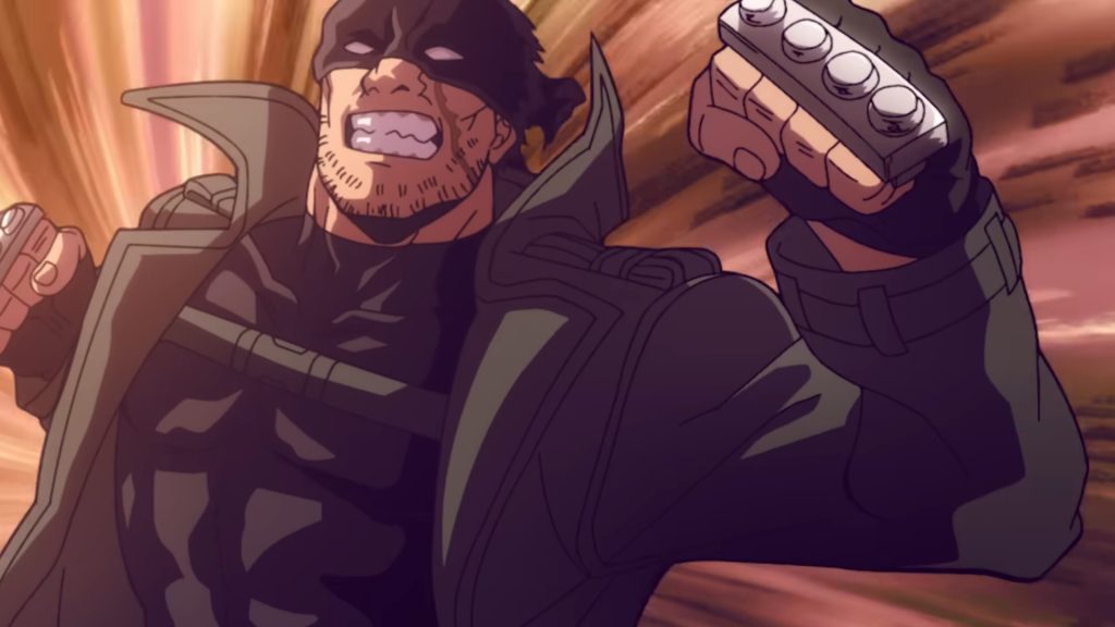 Knuckleduster can be seen aggressively throwing a punch in MHA: Vigilantes trailer