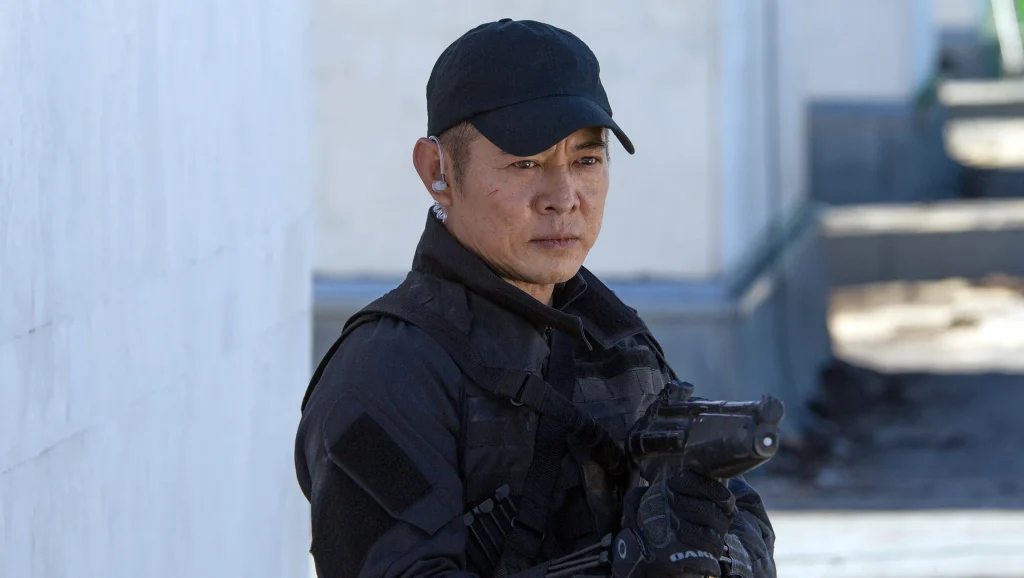 Jet Li in a still from The Expendables