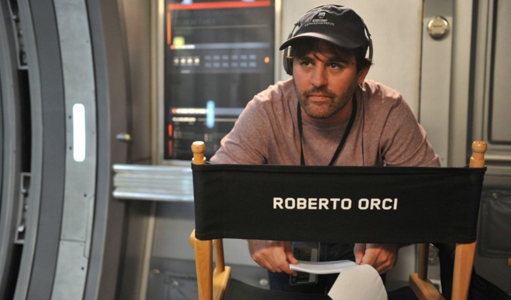 Roberto Orci on the set on Ender’s Game (2013) 