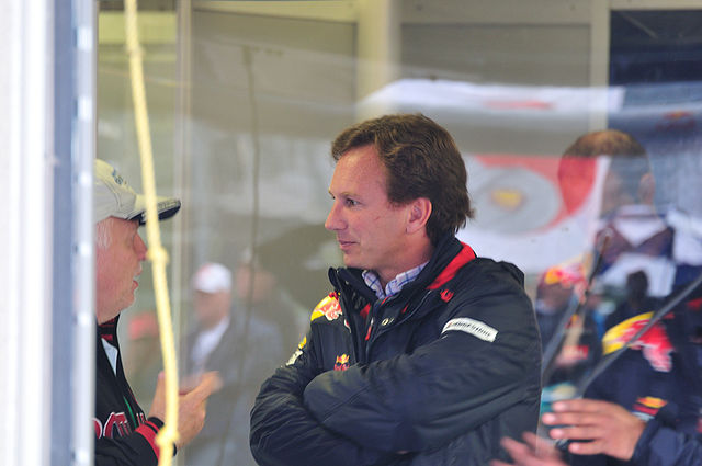 Christian Horner at the 2010 Canadian Grand Prix.