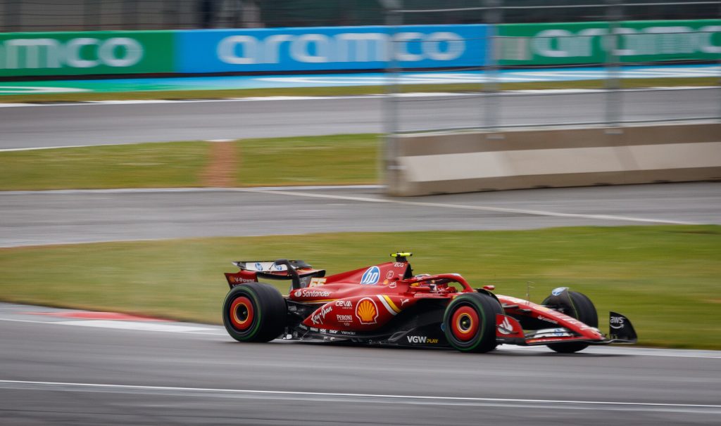 Carlos Sainz at the 2024 British Grand Prix in Silverstone.