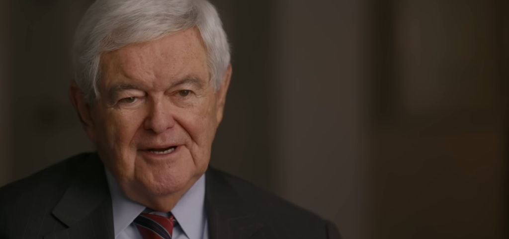 Newt Gingrich in an interview