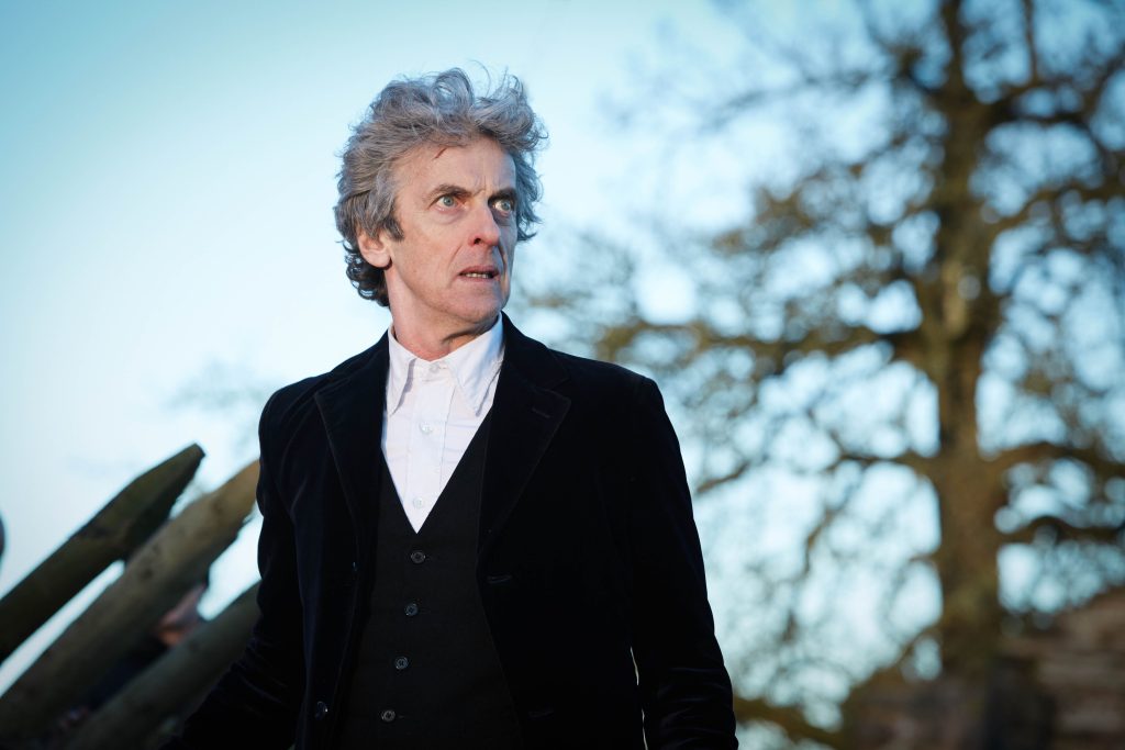 Peter Capaldi as the Twelfth Doctor in Doctor Who.