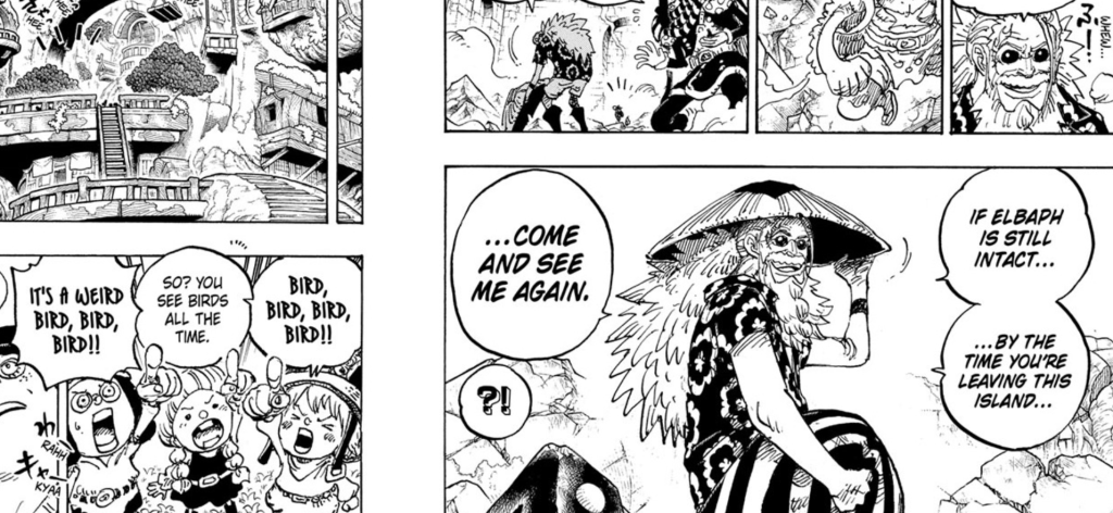 Gaban Talking To Luffy