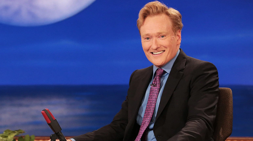 American television host and comedian Conan O’Brien on The Tonight Show.