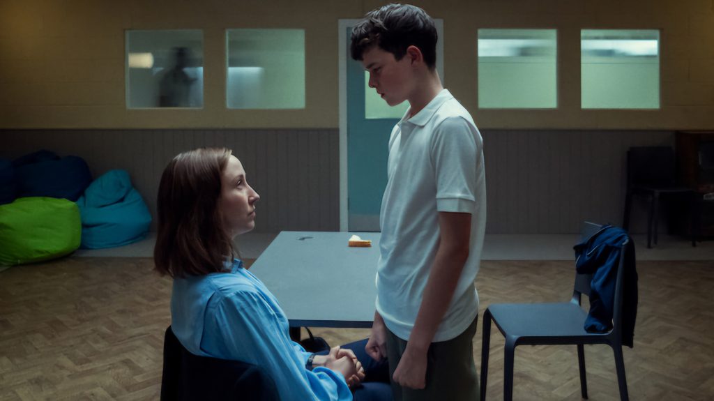 Erin Doherty and Owen Cooper star in Adolescence (2025) | Image via Netflix