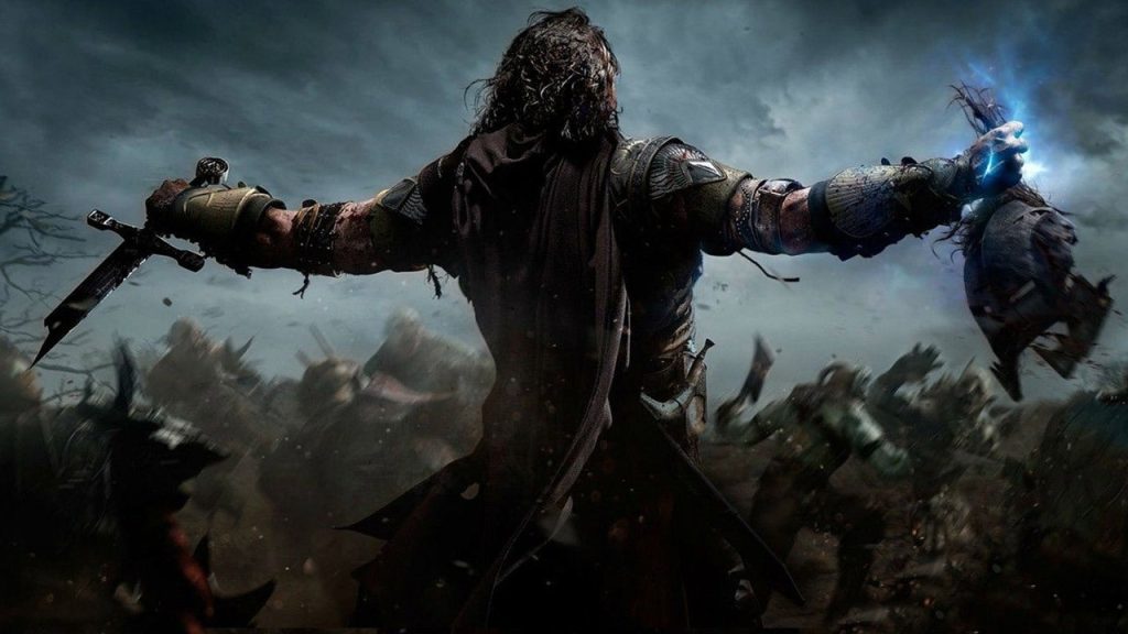 Key art for Middle-earth: Shadow of Mordor by Monolith Productions.