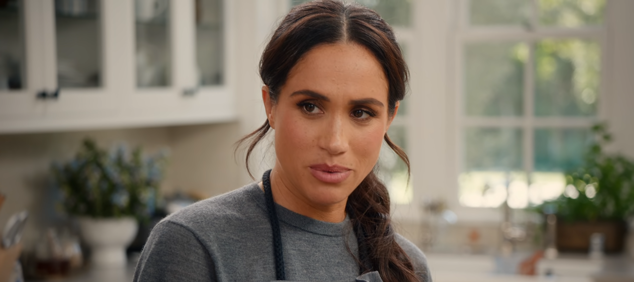 Meghan Markle, Duchess of Sussex, in a still from the show With Love, Meghan.