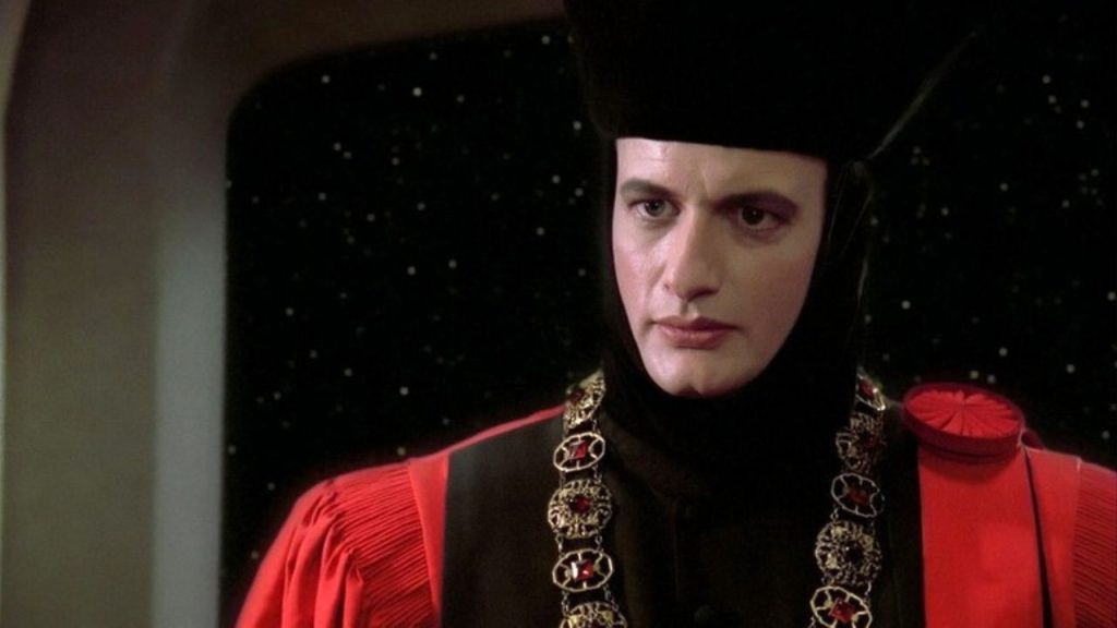 John De Lancie as Q in Star Trek: The Next Generation