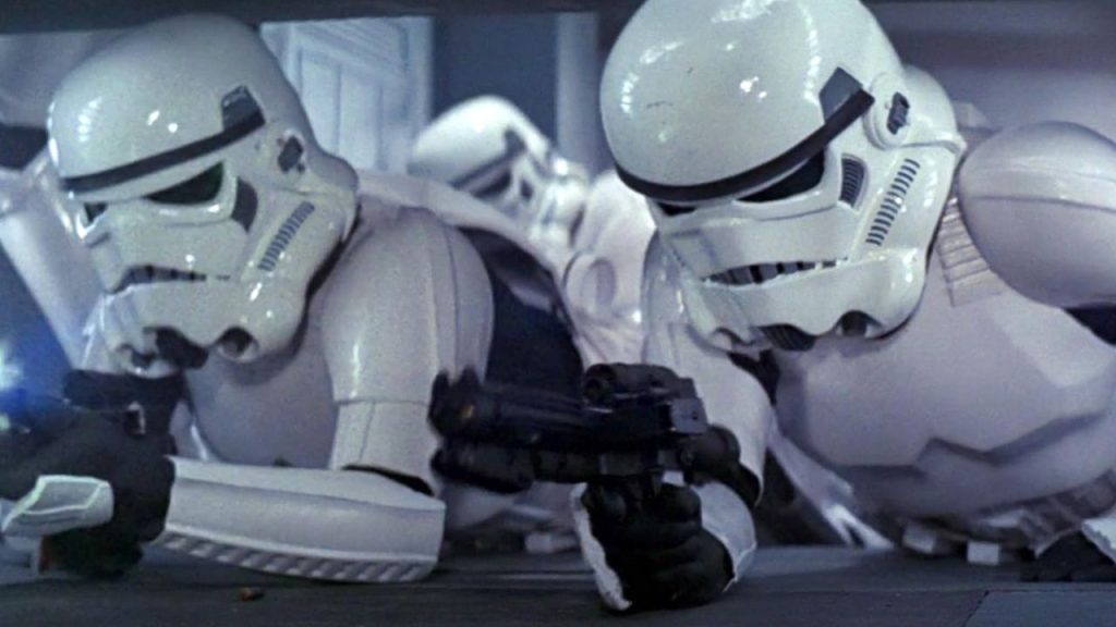 Stormtroopers sin Star Wars: A New Hope 