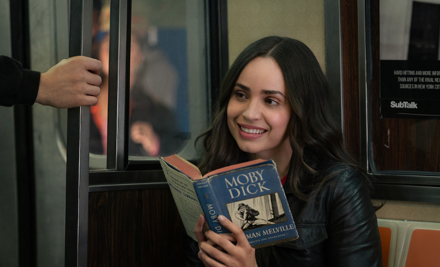 Sofia Carson as Alex Rose in the movie The Life List.