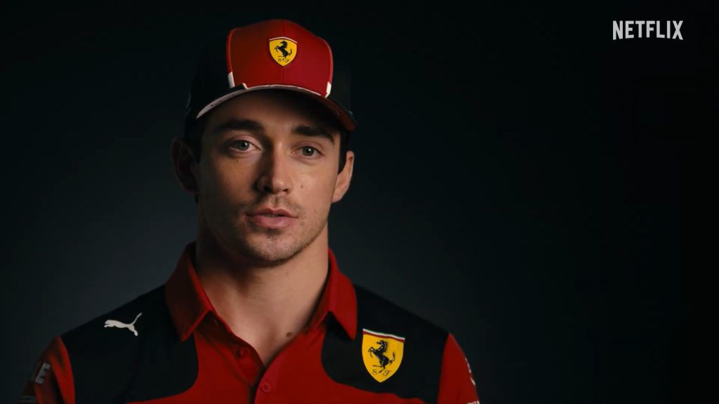 Charles Leclerc in Drive to Survive Season 6.