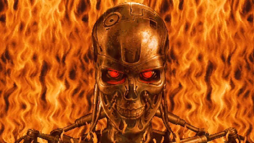 A still from Terminator 2D: No Fate trailer