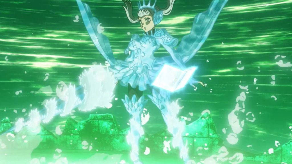 Noelle's Valkyrie armor in Black Clover