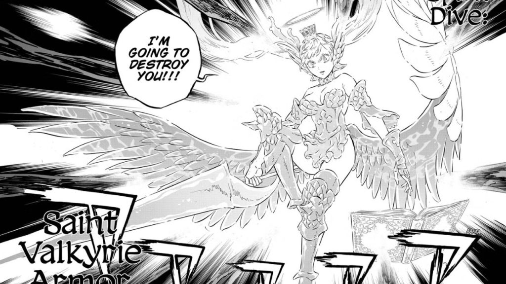 Noelle's Saint Valkyrie armor in Black Clover