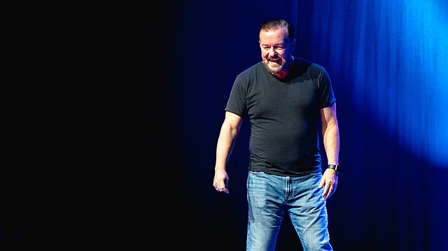 Ricky Gervais [Photo by Raph PH, licensed under CC BY 2.0 via Wikimedia Commons]