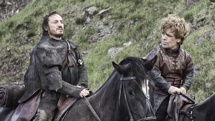 Peter Dinklage and Jerome Flynn in Game of Thrones (2011)