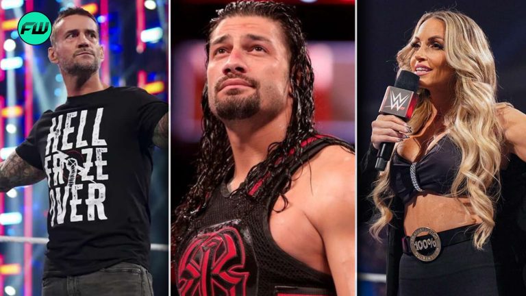 CM Punk and Trish Stratus Catch Strays- Roman Reigns Broke Character Because of 1 Paul Heyman Meme