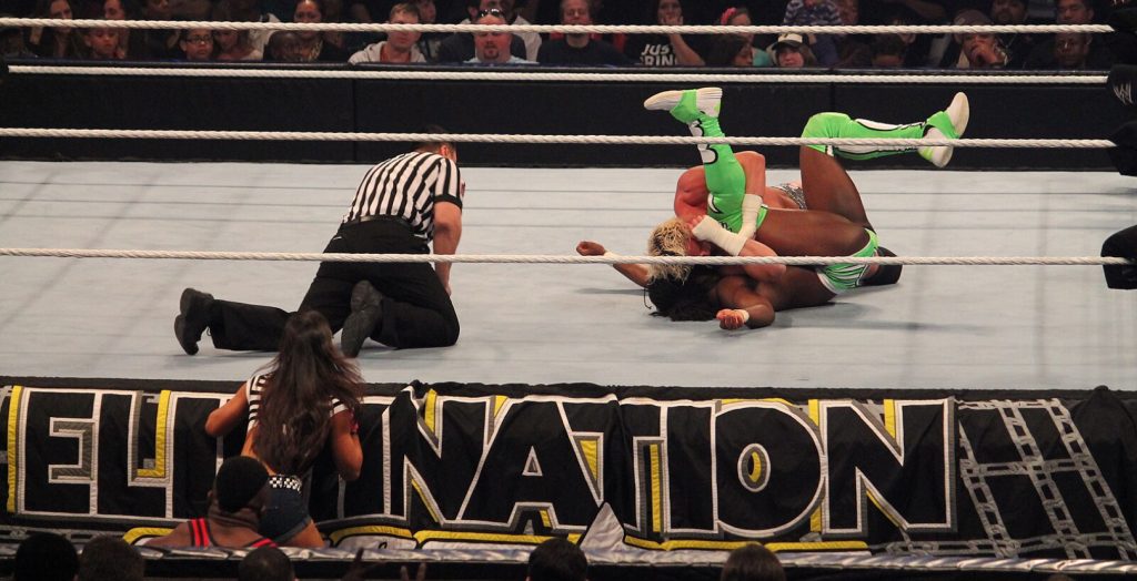 A nail-biting fight within the ring from Elimination Chamber 2013 