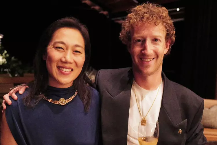 Priscilla Chan and Mark Zuckerberg. Photo: Mark Zuckerberg/Instagram