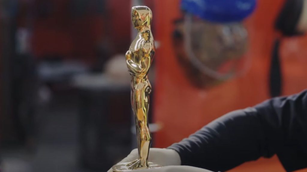 Reece Feldman explaining how they make an Oscar Statuette 