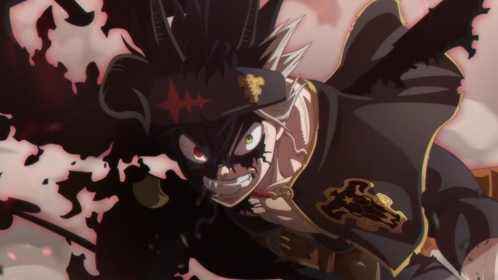 Asta using anti-magic in Black Clover