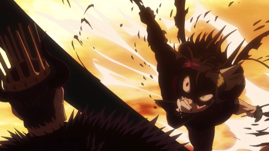 Asta vs Dante in Black Clover