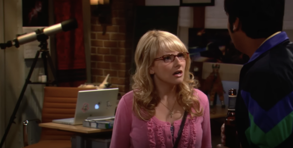 Melissa Rauch as Bernadette in The Big Bang