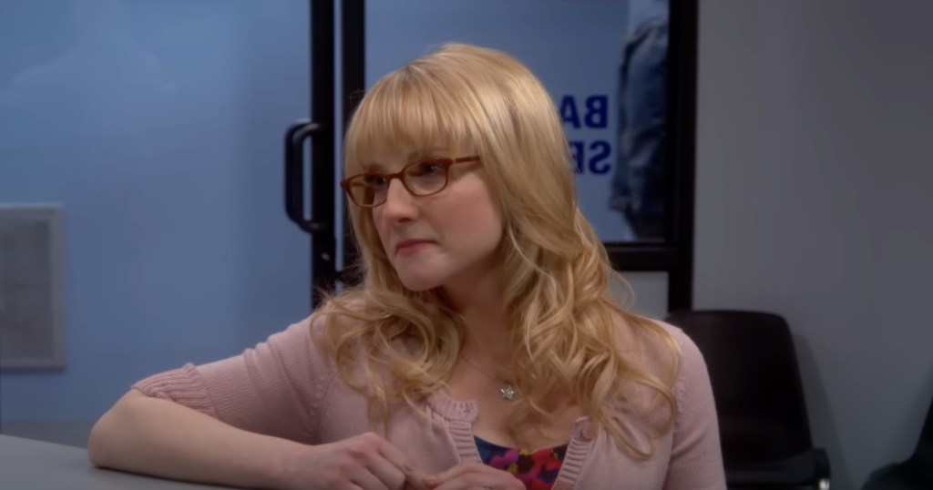 Melissa Rauch as Bernadette in The Big Bang