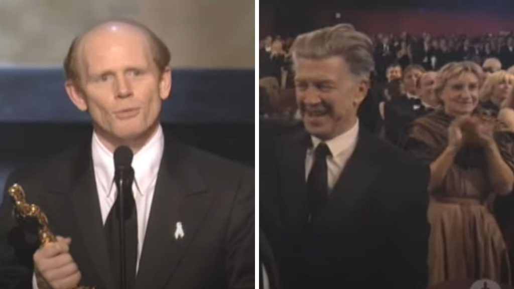 Ron Howard winning Best Director award over David Lynch at Oscars