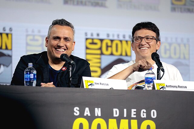 The Russo Brothers at at the 2019 San Diego Comic Con.