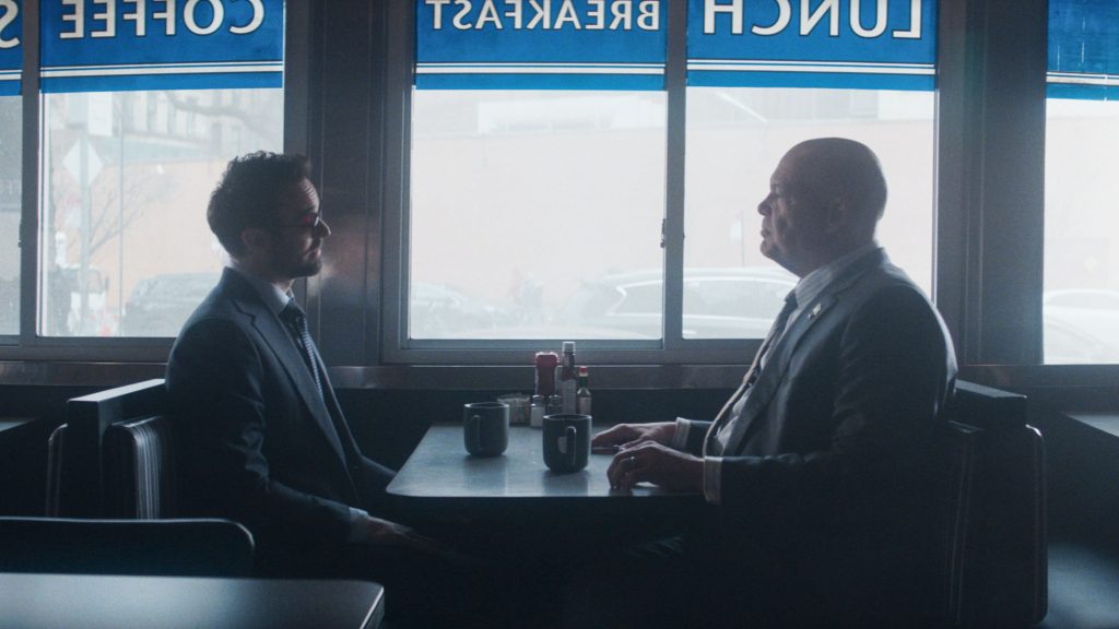 Charlie Cox and Vincent D'Onofrio in Daredevil: Born Again (2025) | Image via Disney+