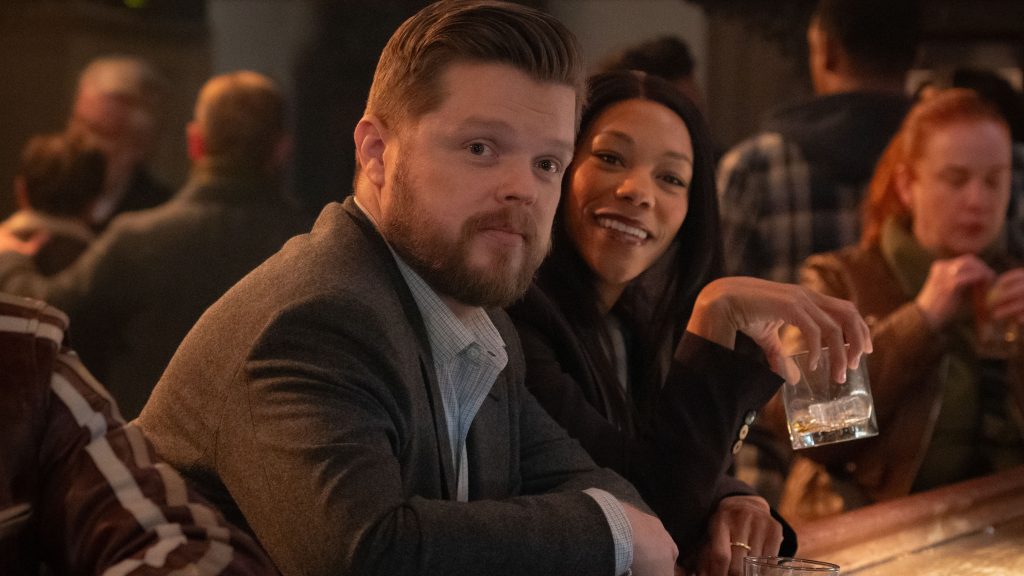 Eldon Henson and Nikki M. James in Daredevil: Born Again (2025) | Image via Disney+