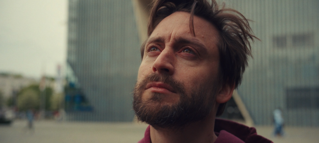 Kieran Culkin in a still from A Real Pain