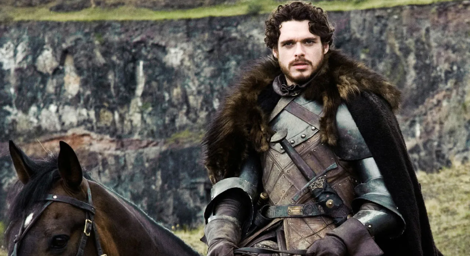 Richard Madden as Robb Stark in the popular series Game of Thrones.