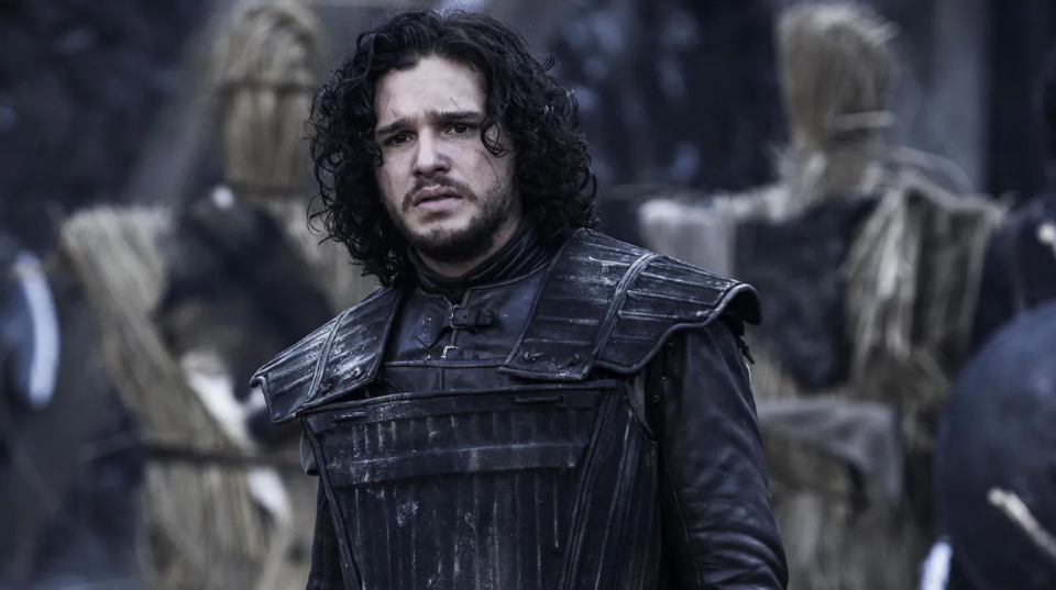 Kit Harington as Jon Snow in the popular series Game of Thrones.