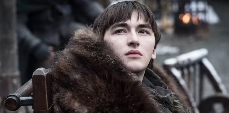 Isaac Hempstead Wright as Bran Stark in the popular series Game of Thrones.