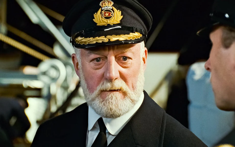 Bernard Hill in Titanic 