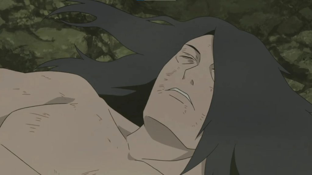 Madara's final death in Naruto. 