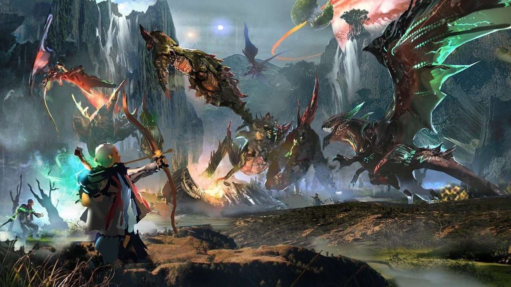 Promotional art for Scalebound, Hideki Kamiya's cancelled action RPG.