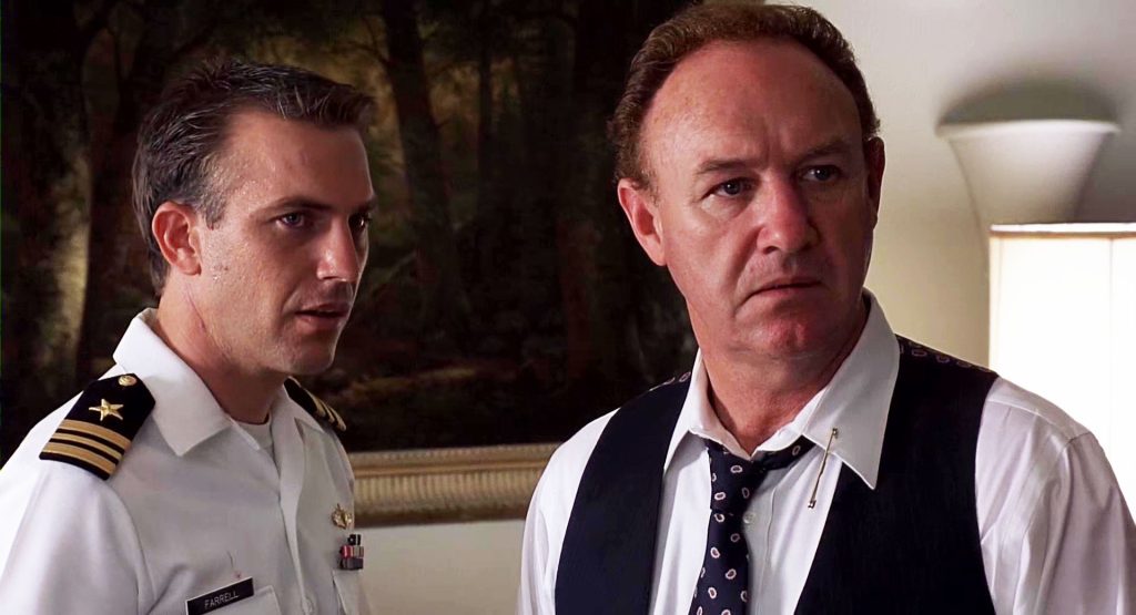 Gene Hackman and Kevin Costner in No Way Out