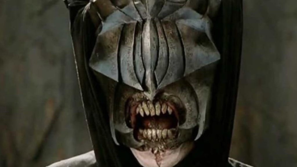 The unnerving visage of the Mouth of Sauron in The Lord of the Rings: The Return of the King