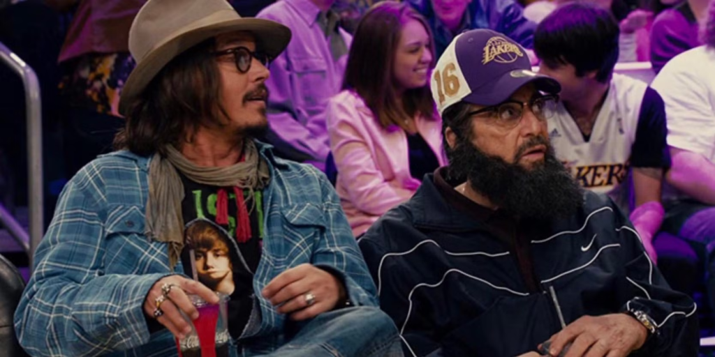 Al Pacino and Johnny Depp in Jack and Jill. Credits: SONY PICTURES ENTERTAINMENT INC.