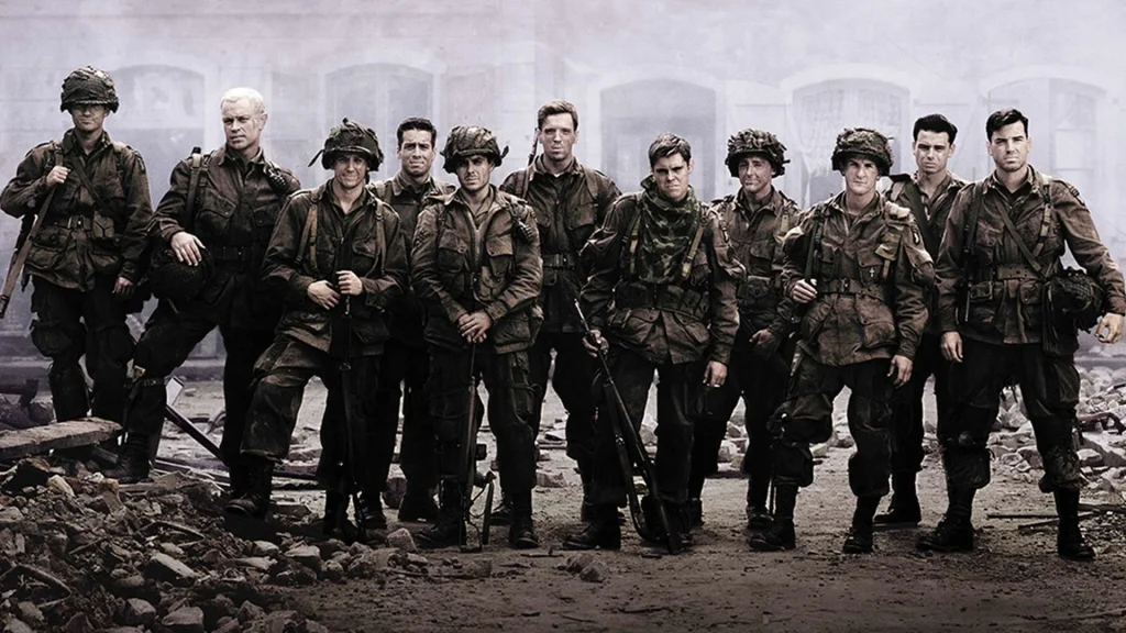 The cast of Band of Brothers