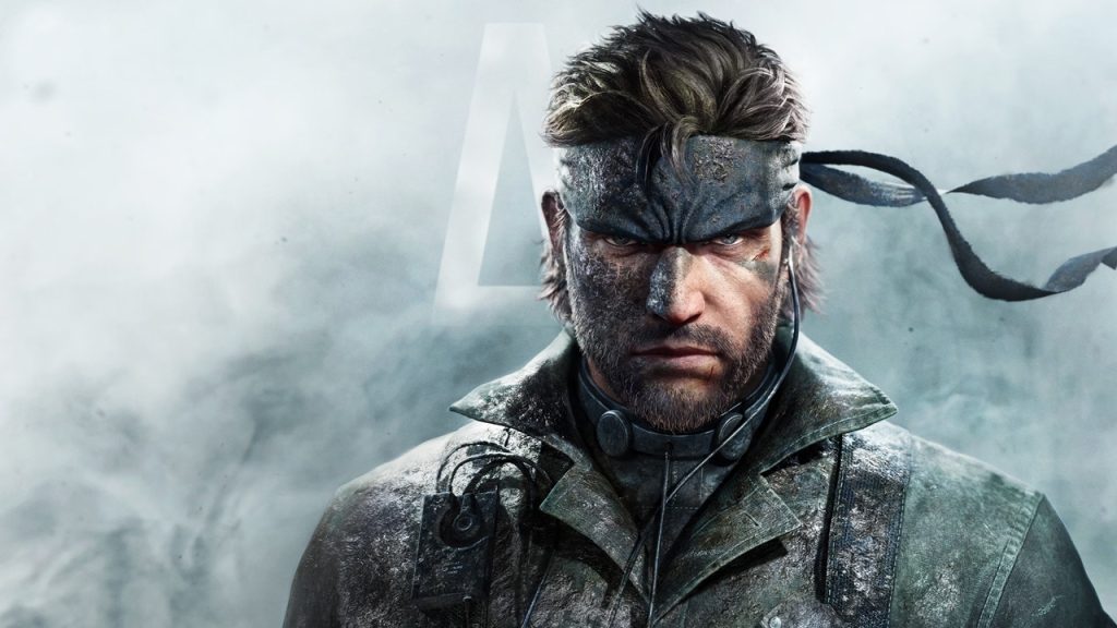 A close-up of Solid Snake from Metal Gear Solid 3: Snake Eater.