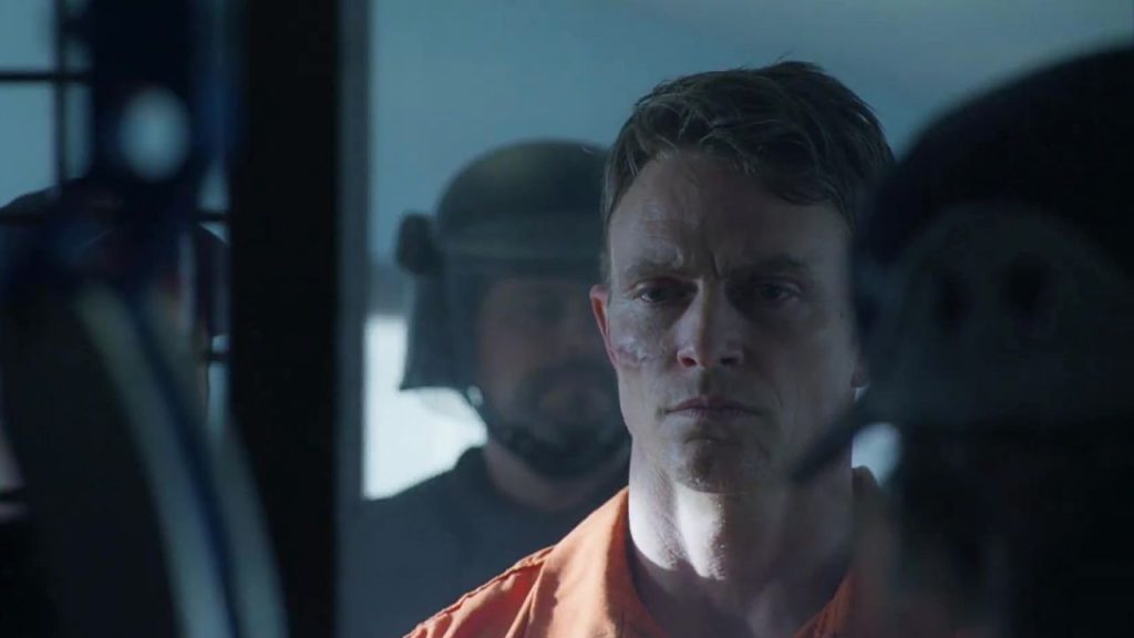 Wilson Bethel as a prisoner in Daredevil: Born Again