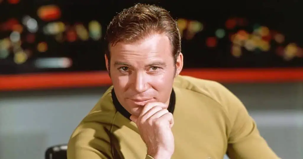 William Shatner as Captain James Kirk