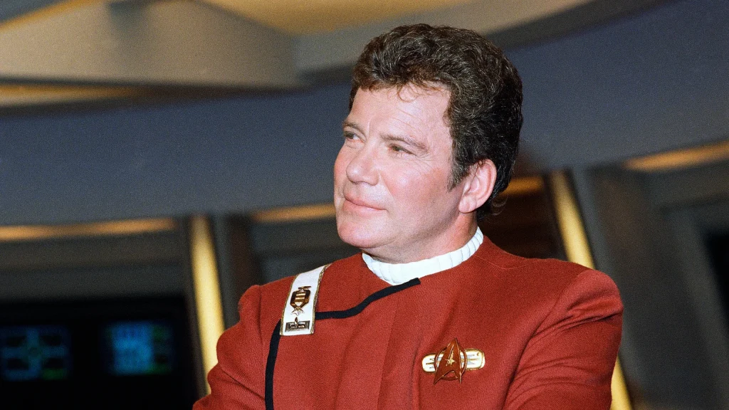 William Shatner as Captain Kirk