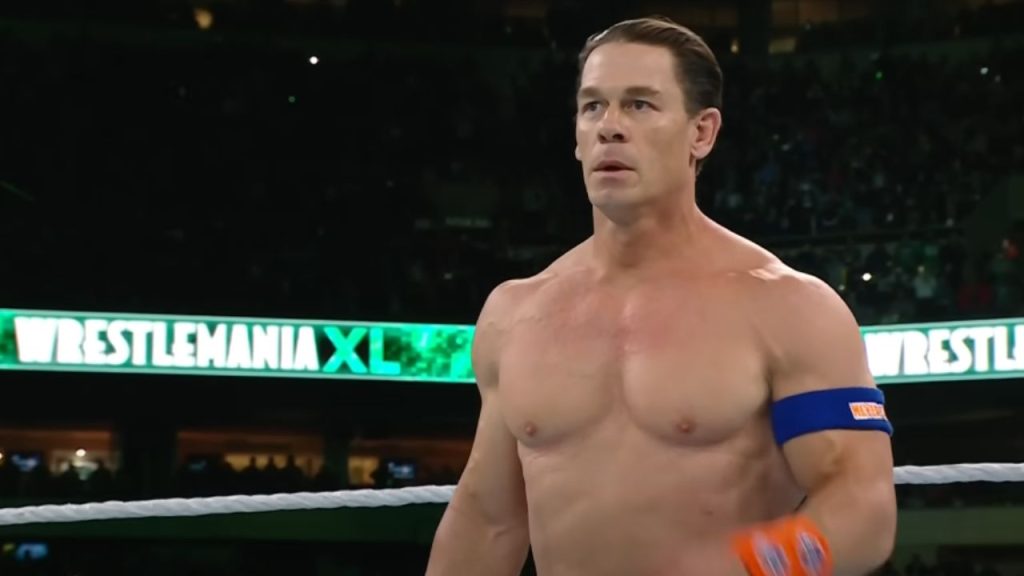 Cena going topless in WrestleMania XL